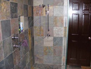 Slate Shower Bathroom Remodel