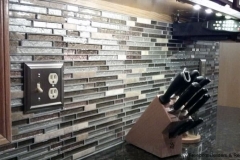 Mosaic Tile Backsplash in Kitchen