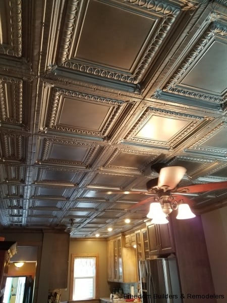 Tin Ceiling Freedom Builders Remodelers