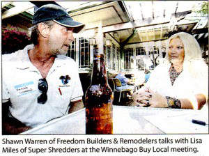 Freedom Builders & Remodelers supports local businesses 